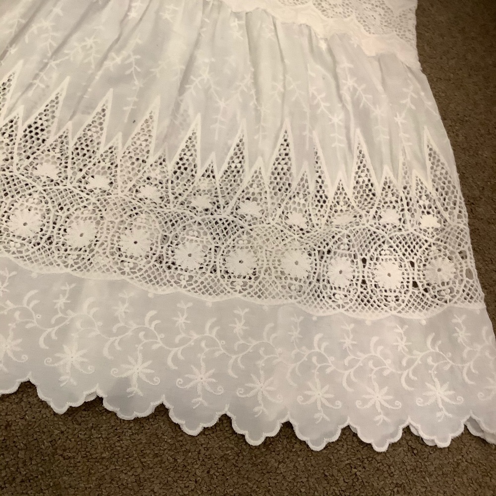 Ulla Johnson White Lace Cotton Blouse - Picture 2 of 11